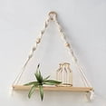 thumbnail image 4 of Shelf Boho Decor Shelves on Wall Wood Decoration for Bedroom Living Room B, 4 of 7