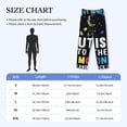 thumbnail image 2 of Salouo I Love With Autism To The Moon And Back Print Pajama Pants for Men, Lounge Pants Elastic Waistband Casual Men's sleepwear Loungewear Sleep Pajama Pant -Large, 2 of 7