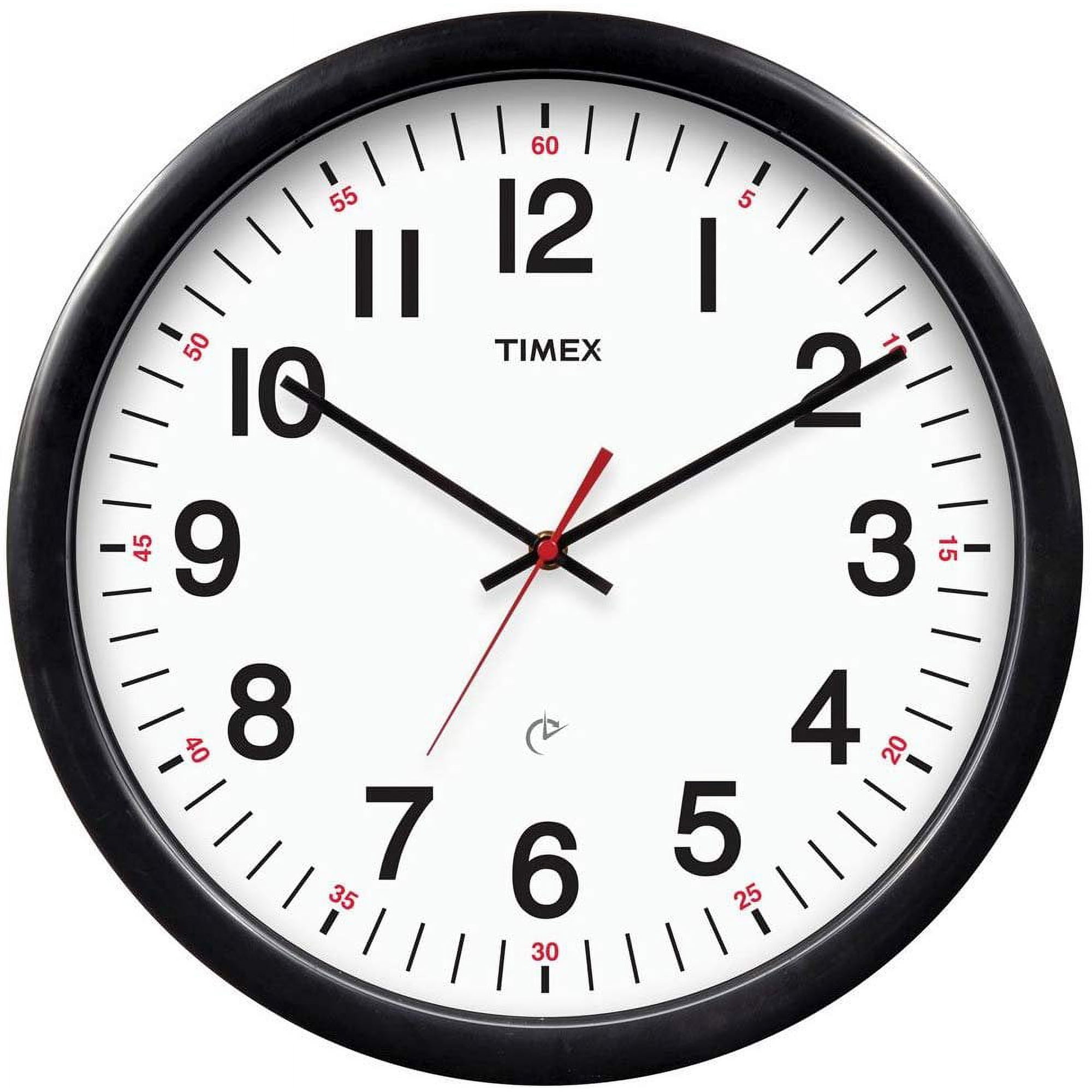 Timex 46007 T Set and Forget Clock with 5 Year Battery Life, 14 Inch photo Timex 46007 T Set and Forget Clock with 5 Year Battery Life, 14 Inch image