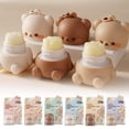 thumbnail image 1 of PFDDRW 2 in 1 KeyChain Bear Lip LipstickLip Repair StickPlumping Lip Gloss with Bear KeychainCute Lip GlossesPortable Kids Fruity Flavored Lip Balm with Keychain, 1 of 8