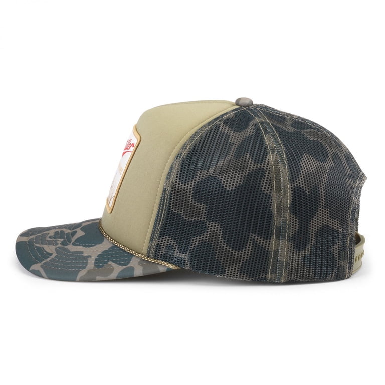 Miller High Life Vintage Label Snapback Hat - Adjustable Mesh Back Cap