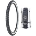 thumbnail image 1 of Neumático de bicicleta SIMEIQI de 26 x 2,125 pulgadas con borde blanco plegable, 1 of 7