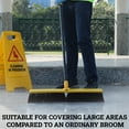 thumbnail image 5 of KLEEN HANDLER 24" Push Broom with 61" Extendable Metal Handle – Heavy-Duty Broom for Garage, Driveway, Deck, Patio & Hard Floor Cleaning, 1pc, 5 of 7