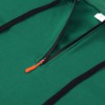 thumbnail image 6 of TOWED22 Men's Hoodies Casual Pullover Hooded Sweatshirt Long Sleeve Quarter Zip Hoody Tops With Kangaroo Pocket(Dark Green,3XL), 6 of 9