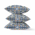 thumbnail image 2 of 16â€ Blue Orange Cloverleaf Indoor Outdoor Zippered Throw Pillow, 2 of 3