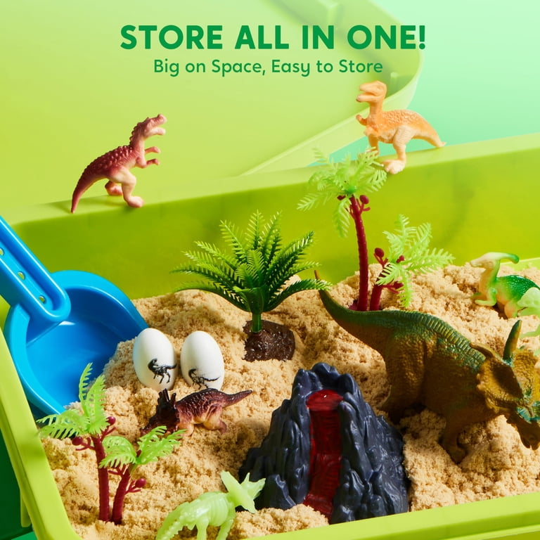 Klever Kits Dinosaur Sensory Bin with Glow-in-Dark photo 4