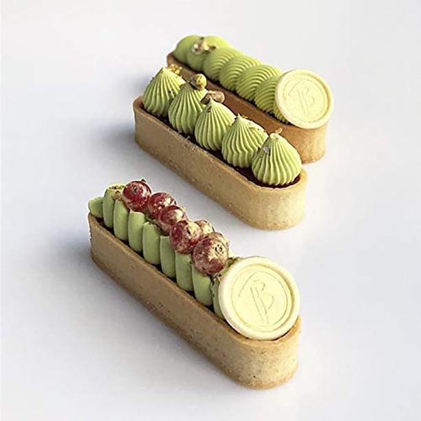 6Pcs Perforé Français Anneau De Tarte Aux Fruits Cercle Rond Perforé