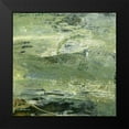 thumbnail image 2 of Gordon, Sharon 15x15 Black Modern Framed Museum Art Print Titled - Encaustic Tile in Green VIII, 2 of 5