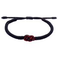 thumbnail image 2 of Juego de 2 pulseras de hilo rojo del destino hechas a mano con nudo, protección de la buena suerte, ajustables para mujeres, hombres, niñas, niños y adolescentes., 2 of 2