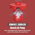 thumbnail image 6 of Coleman EasyFlate Rechargeable Electric Air Pump, Portable Inflator with 3 Adapters, 6 of 7