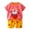 Watermelon Red, variant on Toddler Boy Outfits Set Cartoon Short Sleeve T-Shirt Tops Casual Shorts Crew Neck Newborn Boy Summer Clothes Baby Boy's Clothing 18-24 Months Boys Outfits