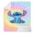 thumbnail image 1 of Manta 3D de Disney Stitch, manta mullida de franela con dibujos animados de monstruo a la moda, manta polar para sofá, viaje, Camping, regalo para niños y adultos, 1 of 4