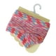 thumbnail image 3 of Calcetines de punta abierta, accesorios, forro ligero y suave para la parte delantera del pie para sandalias y zuecos. Azul y rojo, 3 of 8