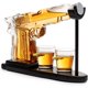 thumbnail image 1 of Decantador de vidrio de forma creativa, foco de atención de las fiestas, que garantiza el sabor puro del vino, una opción ideal para los amantes del whisky., 1 of 7
