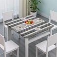 thumbnail image 3 of Luxury Feel Boho Floral Tablecloth 34x34 Square Cover with Elastic Edge for Premium Dining Experience and Decor, 3 of 6