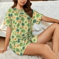 thumbnail image 4 of Sikiie Sea Turtle Womens Pajama Sets Short Sleeve Top With Pants Sleepwear 2 Piece Lounge SetX-Large, 4 of 6