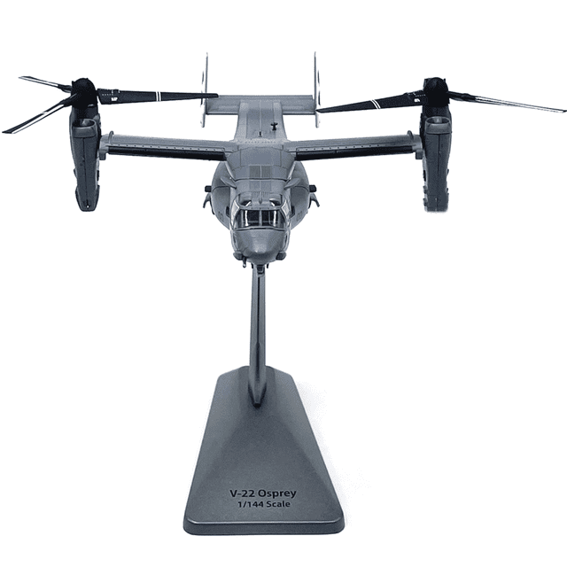Haute Simulation 1:144 Alliage V22 Osprey Transport Helicopter Modèle de Collection, Décoration Rétro et Élégante