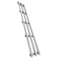 thumbnail image 5 of 78.7*11.8 Inch Unpowered Portable Conveyor Roller Conveyor Belt Table Portable Ramp Unloading Slide 3 Rows Rollers, 5 of 9