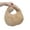 Khaki, variant on Soft Faux Furs Handbag Fashion Plush Shoulder Bag Half Moon Purse Casual Tote Bag Simple Dumpling Bag for Cold Weather