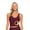 Burgundy, variant on M&M SCRUBS Women’s Longline Wirefree Padded Medium Support Sports Bra (Large, True Royal Blue)