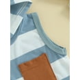 thumbnail image 5 of Bagilaanoe 2pcs Toddler Baby Boy Shorts Set Striped Sleeveless Hooded Tank Tops + Shorts 6M 12M 18M 24M 3T Kids Casual Summer Clothes, 5 of 8