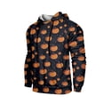 thumbnail image 5 of GrmtClth Sweatshirts for Men Halloween Cute Cartoon Ghost Pumpkin Bat Witch All Over Print Fall Transition Sweatshirt Khaki S, 5 of 8