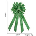 thumbnail image 2 of Nilvkv Large St.Patrick's Day Bows for Wreath Green Bows Glitter Irish Wreath Bows Ornaments for Saint Patrick's Day Tree Front Door Wall Decorations, 2 of 5