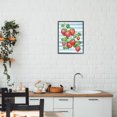 thumbnail image 3 of Stupell Industries Farmhouse Juicy Strawberry Vine on Stripes Black Framed Giclee Art, 11 x 14, by Paul Brent, 3 of 8