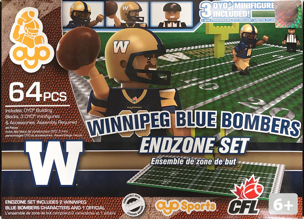 Winnipeg Blue Bombers Endzone Set Oyo Toys Walmart Canada