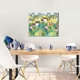 thumbnail image 5 of Gukieu Garden Farm Print Canvas Decorative Hanging Painting, Waterproof Art Wall Decoration with Frame, Suitable for Living Room, Bedroom, 5 of 6
