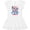 AA-White, variant on Inktastic Military Land is Free Mommy is Brave Girls Toddler Dress