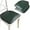 Dark Green, variant on OQOPO PU Leather Dining Chair Cushion with Non-Slip Ties Kitchen Chair Cushion and Seat Cushion for Dining Room 43 * 40cm (Color : Orange,Size : 1pack)