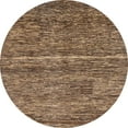 thumbnail image 1 of Ahgly Company Indoor Round Abstract Red Brown Abstract Area Rugs, 4' Round, 1 of 6