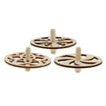 thumbnail image 2 of 3 Piezas de Juguete Giratorio de Madera con Giroscopio para Escuelas de Y Suministros de Enseñanza de Jardín de Infantes, , Regalos de Fi Zulema Pizarra de madera inacabada, 2 of 8