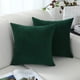 thumbnail image 3 of Funda de almohada decorativa Jeneoo, 2 unidades, chenilla verde, 40 x 40 cm, 3 of 7