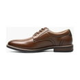thumbnail image 5 of Men's Nunn Bush Centro Flex Plain Toe Oxford Dress Shoes Cognac 84982-221, 5 of 8