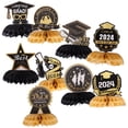 thumbnail image 3 of 9pcs Graduation Party Decorations Graduation Season Honeycomb Centerpieces Graduation Table Decor, 3 of 6