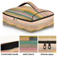 thumbnail image 2 of Iauyy Casserole Carrier for Hot Food Insulated Casserole Travel Carry Bag with Lid Food Warmer Bag for Party/Picnic,Horizontal Stripe Pattern, 2 of 7