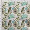 thumbnail image 4 of Soimoi Bird & Flowers Printed Poly Canvas Fabric Decor Sewing Fabric By The Yard 56 Inch WideDecorative Fabric For Curtains Tote bags-Olive Green, 4 of 5