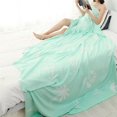 thumbnail image 1 of Affordablo Lightweight Fuzzy Comfy Textured Flannel Blanket Summer Beach Covered With Comfortable Breathable Fiber Blanket Let You Feel the Refreshing Sea And Comfortable ., 1 of 9
