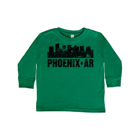 

Inktastic Phoenix Skyline Grunge Gift Toddler Boy or Toddler Girl Long Sleeve T-Shirt