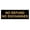 Black Gold, variant on Basic No Refund No Exchange Sign (Dark Brown) - Small