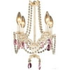 14.4" Mini Pink Chandelier