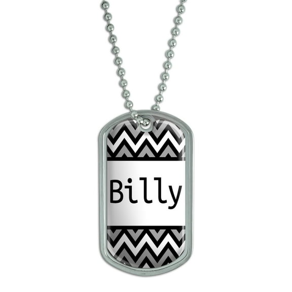 Male Names - Billy - Dog Tag