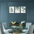 thumbnail image 3 of Bedroom Wall Decor Canvas Wall Art For Living Room Modern Wall Decorations For Kitchen Green Plant Canvas Painting Office Canvas Art Farmhouse Wall Pictures Artwork Bathroom Home Decoration 3 Pieces, 3 of 6