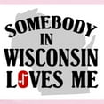 thumbnail image 2 of CafePress - Somebody In Wisconsin Long Sleeve Infant Bodysuit - Long Sleeve Cotton Baby Bodysuit, 2 of 4