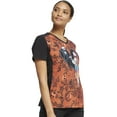 thumbnail image 4 of Tooniforms Scrubs Top For Women V-Neck Plus Size TF637, 4XL, Undying Love, 4 of 7