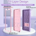 thumbnail image 6 of BMOUO Case for Samsung Galaxy Tab A11+ Plus 11" 2026 / Tab A9+ Plus 11 Inch 2023, Heavy Duty Shockproof Protective Case Cover with Kickstand , Purple+Pink, 6 of 7