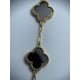 thumbnail image 3 of Pulsera Trébol Enchapado Oro 18k Acero Inoxidable Unisex, 3 of 5