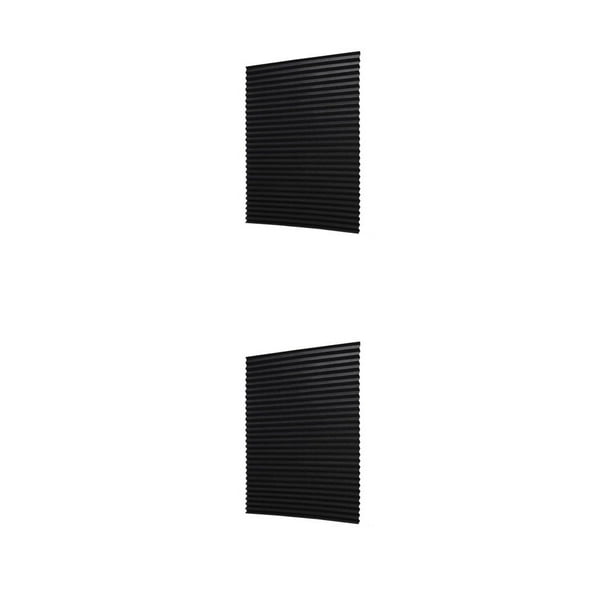 Yuarrent Persianas de ventana, modificación de sombra, doméstico, Kit de accesorios para cortinas, pieza modificada, cubierta opaca, accesorios de 90cmx180cm Negro 2piezas Yuarrent CBP496730